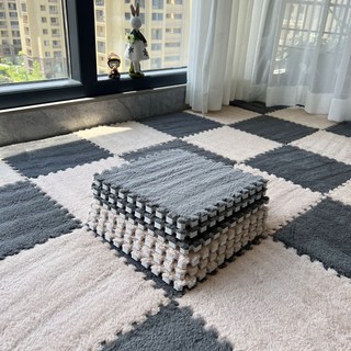 현대적 간결한 디자인 방석 매트 방석솜 목화방석 얇은 대방석 방석속통 방석솜40 방석솜50, 30x30x0.6cm 15개, 연갈색 회색, 1개