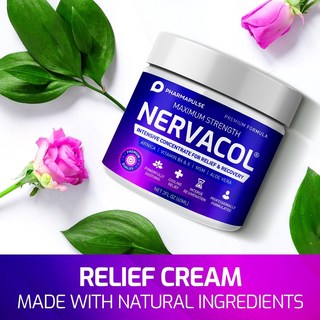 미국 파마펄스 최대 강도 신경병증 신경 치료 완화 크림 60ml 발 손 다리 발가락 관절 근육 염증 릴리프 관절염 진통 아르니카 비타민 b6 알로에 베라 msm 천연 성분, 60 ml, 1개