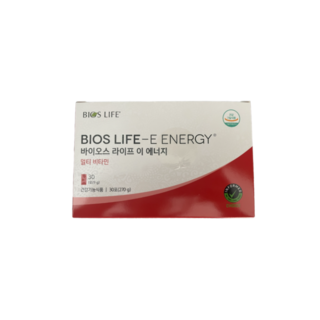 유니시티 바이오스 라이프 이 에너지 E 에너지 이에너지 멀티비타민 30포, 9g, 1박스