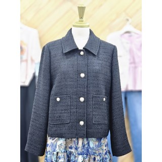 HC19 트위드 카라 자켓 CP2WJK04