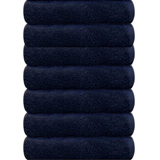 송월타월 라피네 수건 180g 40수 코마사, 다크블루, 7개