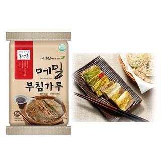 봉평촌 국내산 메밀 부침가루 메밀 40% 800g 1개