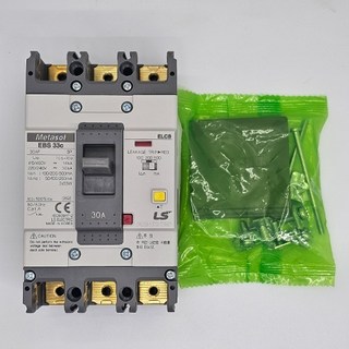 LS산전 누전차단기 EBS 33c 100/200/500mA 5A 10A 15A 20A 30A, 100/200/500mA, 1개
