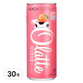 오라떼 동아오츠카 피치맛, 30개입, 240ml