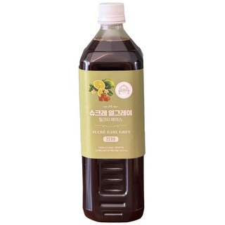 티하우스청담 대용량 제로슈가 슈크레 얼그레이 밀크티 베이스, 1개, 1000ml