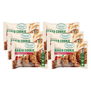 이너프 베이크드쿠키 크랜베리, 43g, 6개