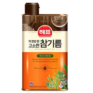 해표 고소한 참기름, 320ml, 3개
