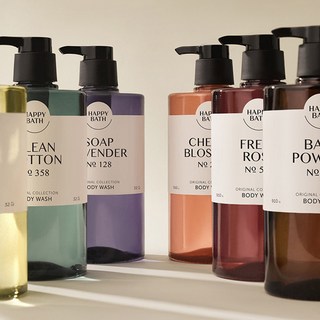 해피바스 오리지널 컬렉션 910g 약산성 등드름 바디워시 1+1, 04 오리지널컬렉션 체리블로썸 바디워시, 2개