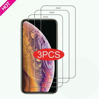 14 13 12 11 프로 맥스 7 8 플러스 XS XR 미니 화면 보호대 9H 유리 필름 3, For iphone 14 Plus, 3PCS