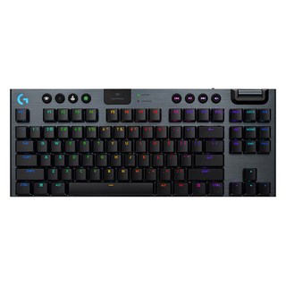 로지텍 G915 X 라이트스피드 TKL 유무선 게이밍 키보드, 블랙 택타일, 갈축