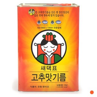새댁표 고추맛기름 15L 고추맛향미유 대용량, 1개