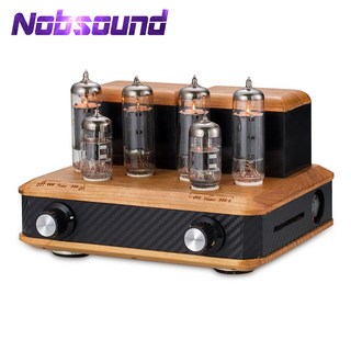 올드첸 진공관앰프 Douk audio mini 6p15el84 증폭기 나무 푸시-풀 스테레오 홈 데스크탑 오디오 전력 증폭기 8w×2, 없음
