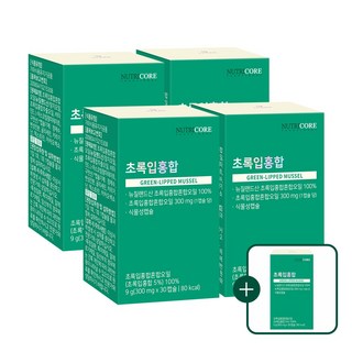 [공식] 뉴트리코어 초록입홍합, 5개, 30정