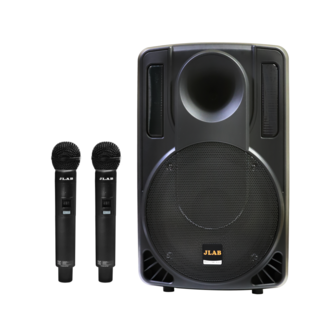 JLAB 이동식앰프스피커 MK-160Q 블루투스 충전식 무선앰프 10인치 240W 행사용 버스킹 강의용 무선마이크포함, MK-160Q 핸드마이크 2개