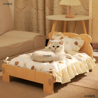 친환경 원목 고양이 침대 해먹 강아지침대