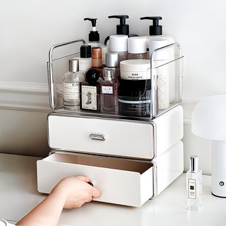 루시아이 모던 스퀘어 화장품 정리함 3단