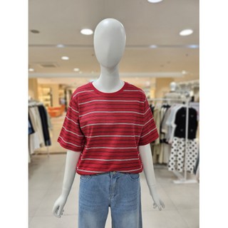 (올리브데올리브) 멀티스트라이프 라운드 티셔츠 (YW5ME334) 1414949
