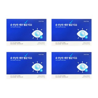 순 eye 세안 멸균 티슈, 4개, 10매입