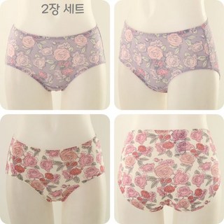 [비너스]2장세트 가격인하 배위올라오는 편한기장 소프트 모달스판 여성팬티 VPT6585