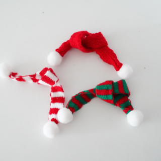 쁘아 크리스마스 인형꾸미기 미니목도리