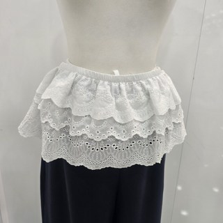 레이스 레이어드 미니 스커트 (223911)