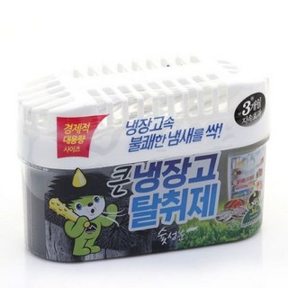 산도깨비 큰 냉장고 탈취제 (숯) 420g, 4개