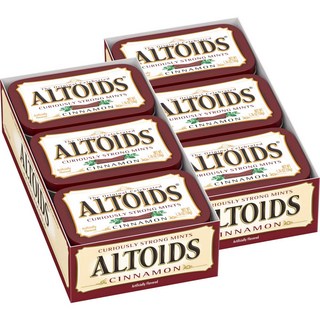Altoids Cinnamon 알토이즈 클래식 시나몬 캔디 1.76oz(50g) 12팩, 12개, 50g