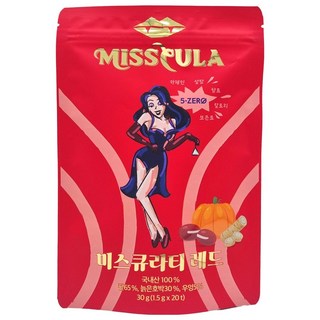 미스큐라티 레드 삼각티백 차 팥호박차 우엉차, 1.5g, 1개, 20개입, 1.5g