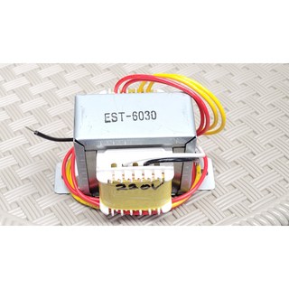 EST-6030/파워트랜스 220VAC 입력 12VAC 1A /12VAC 2A 출력 외형63mmX53mm, 1개
