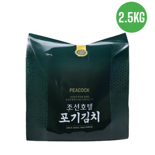 피코크 조선호텔 포기김치 일반포장 동절기만 1개 2.5kg 상품 이미지