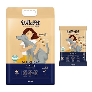 유한양행 윌로펫 뉴트리탑 시니어 사료