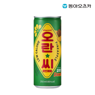 동아오츠카 오란씨 파인애플 캔, 250ml, 60개입