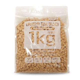 테비토퍼 테비트릿 점보 몬스터 동결건조, 닭가슴살과 슈퍼바, 1kg, 1개