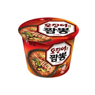 농심 오징어짬뽕 큰사발면 115g 8개입 noodle 대표 이미지 - 짬뽕라면 추천