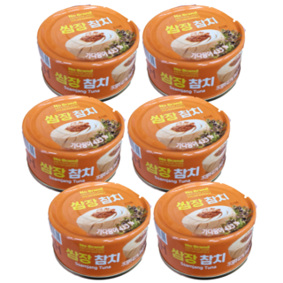 노브랜드 쌈장참치, 6개, 100g