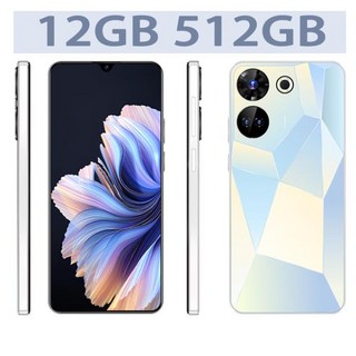 글로벌 오리지널 버전 안드로이드 C20 프로 5G 스마트폰 6.8 인치 16GB 1TB 8000mAh 50MP 108MP 얼, 한개옵션1, 04 WHITE 12 512GB