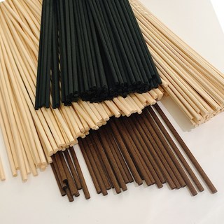 대용량 디퓨저스틱 섬유스틱 100개 발향이 잘되는 두꺼운 4mm x 30cm 블랙 화이트, 섬유 화이트 - 3mmx20cm