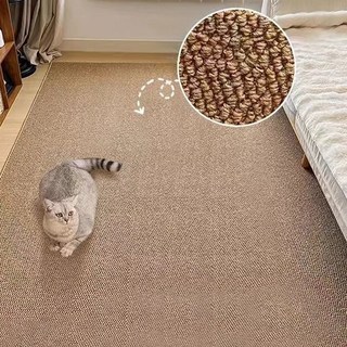 고양이 스크래쳐 카페트 초특대형, 1개, 다크브라운
