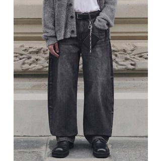 [백화점 매장정품] 어널러코드 헤링본 도밍고 데님팬츠 (흑청)