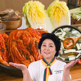 [이츠홈쇼핑]국내산절임 아삭아삭 이순실 평양 김치 동치미 세트, 4kg