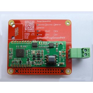 QCA7000PEV 메인보드 라즈베리 통신모뎀 확장 설계 전력선 개발 1개 QCA7000 PEV+라즈베리파이 상품 이미지