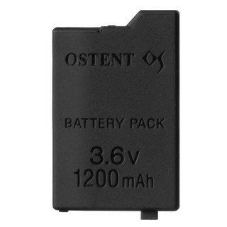 OSTENT 실제 용량 교체 리튬 배터리 소니 PSP 2000/3000 PSP-S110 콘솔 충전식 배터리 1200mAh 3.6V, Real 1200mAh, 1개