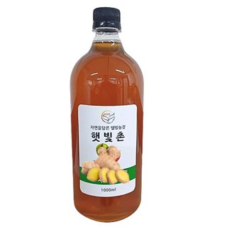 햇빛촌 자연발효 음용 수제 생강식초, 1개, 1L