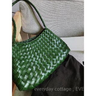 위빙숄더백 미니플랫고라 플랫 산타크로체 로잔나 소가죽 10color