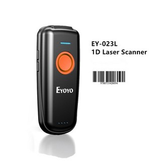 북스캔 스캐너 셀프 Eyoyo QR 코드 블루투스 휴대용 2D 바코드 호환 USB 무선 리더, 1D Scanner, 1D Laser Scanner, 1개, 1.1D Scanner