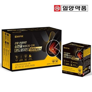 일양약품 관절 연골에존 소연골 뮤코다당 단백 콘드로이친 1500플러스K 132g, 120정, 1개