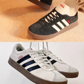 아디다스 스니커즈 VL 코트 스니커즈 커플 여친 남친 HQ1801 HQ1802