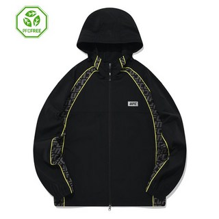 정품 UFC SPORT 바람막이 점퍼 로고 모노그램 릴렉스핏 자켓 블랙 U1JKU1106BK 남성