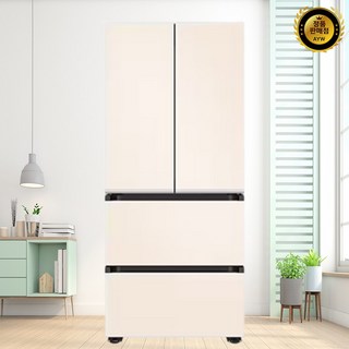 삼성 김치냉장고 AI 김치플러스 4도어 490L RQ49DG90X24E