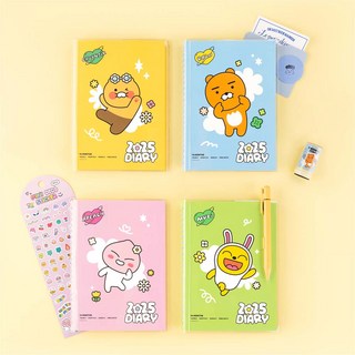 카카오프렌즈 세이치즈 2025 인스프링 다이어리 을사년 청색뱀의 해 신년다이어리, 무지